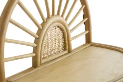 Miliboo Wandregale aus naturfarbenem Rattan und Rohrgeflecht B40 cm (2er Set) BOW* Nachttische|Wandregale