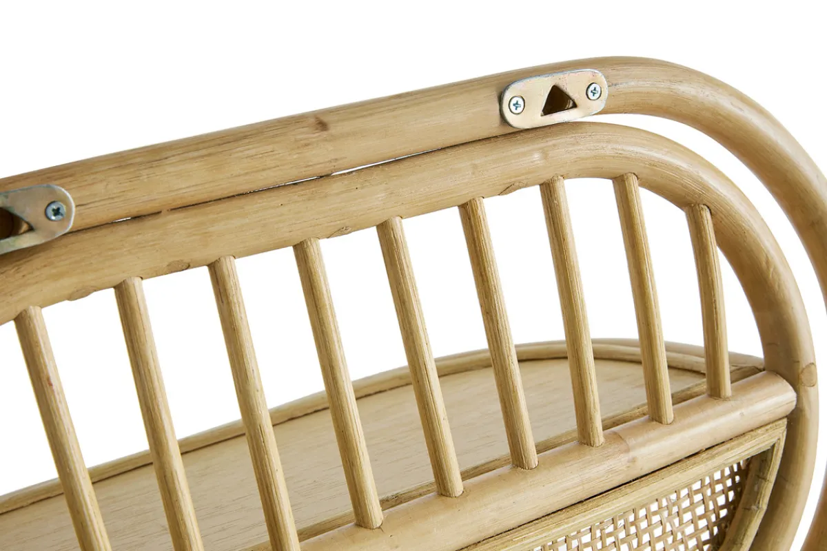 Miliboo Wandregale aus naturfarbenem Rattan und Rohrgeflecht B45 cm (2er-Set) SYBILLE* Nachttische|Wandregale