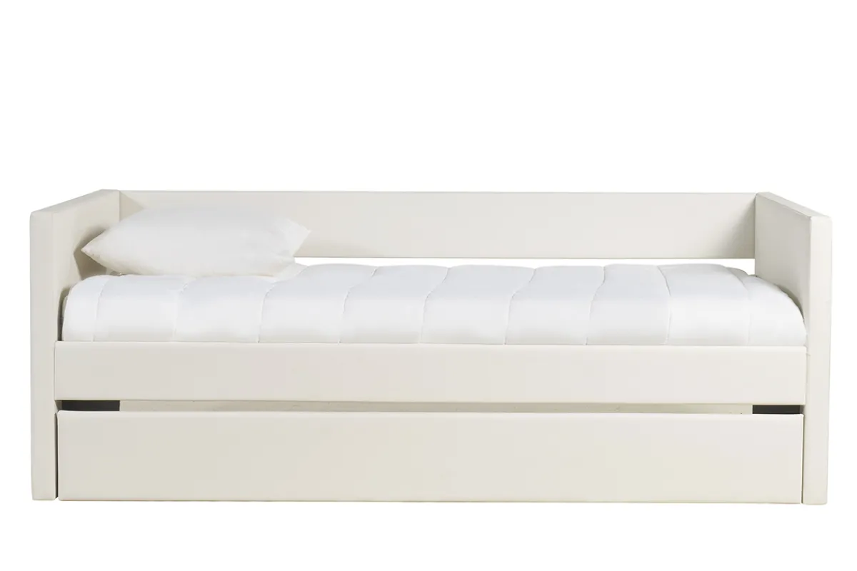 Miliboo Weißes Ausziehbett 90x190 cm ELIE*Kinder Betten Für Erwachsene|Kinderbetten