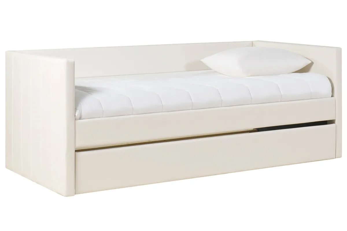Miliboo Weißes Ausziehbett 90x190 cm ELIE*Kinder Betten Für Erwachsene|Kinderbetten