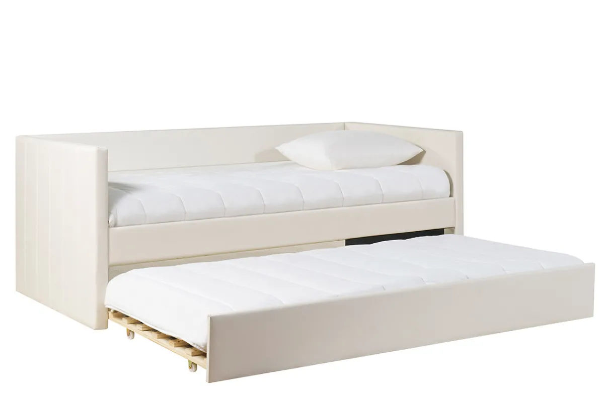 Miliboo Weißes Ausziehbett 90x190 cm ELIE*Kinder Betten Für Erwachsene|Kinderbetten