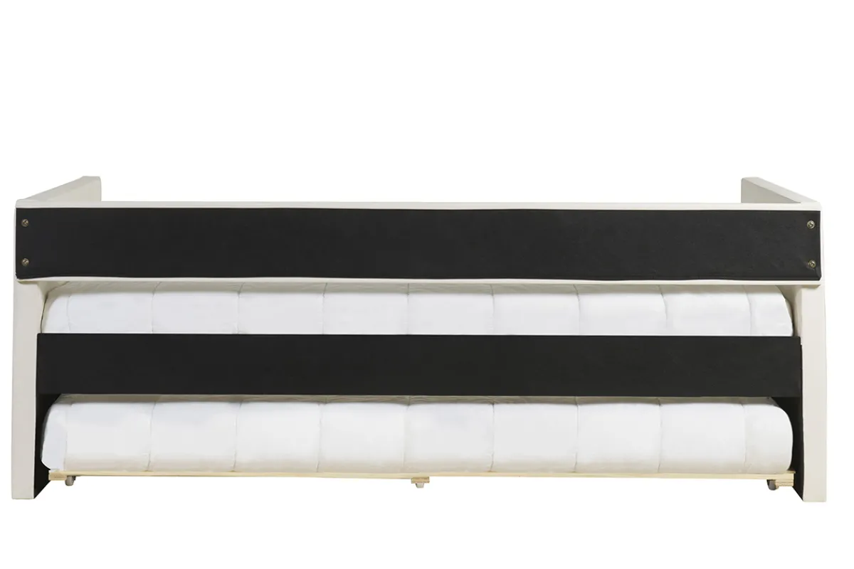 Miliboo Weißes Ausziehbett 90x190 cm ELIE*Kinder Betten Für Erwachsene|Kinderbetten