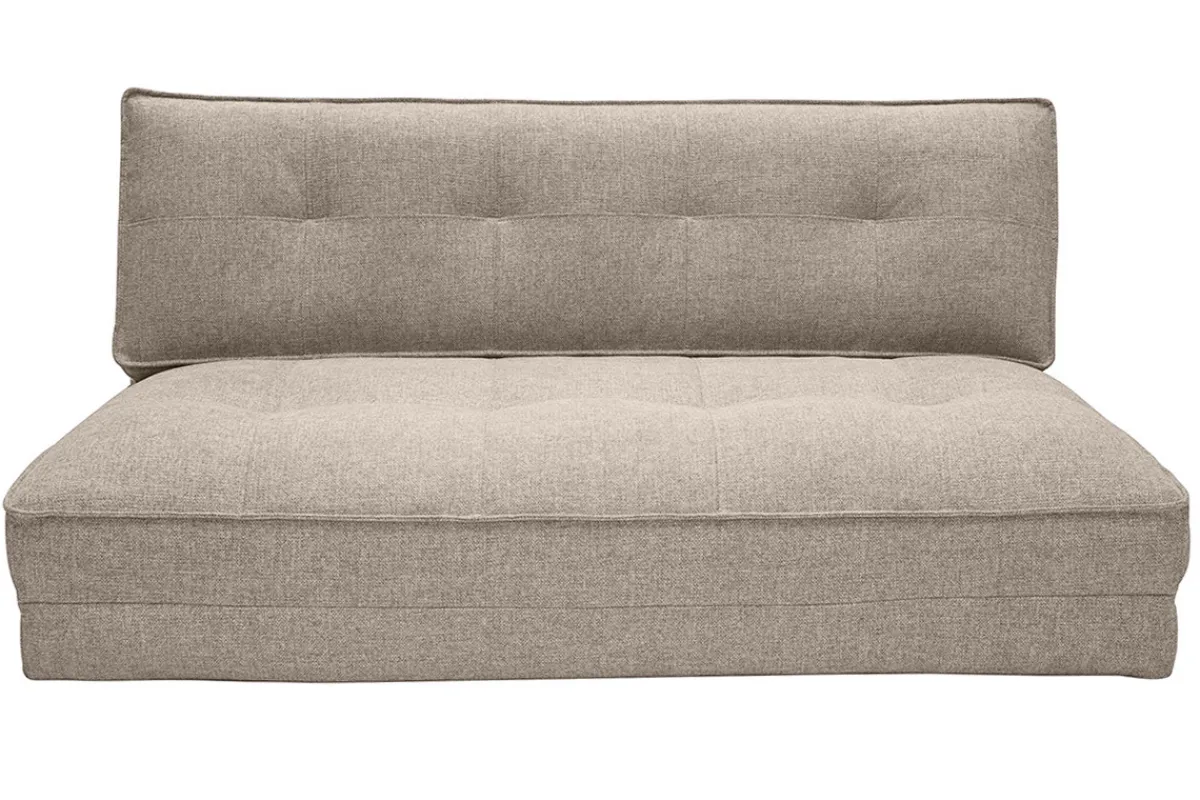 Miliboo Zweisitzer-Relaxsessel aus taupefarbenem Stoff SALLY* Schlafsessel