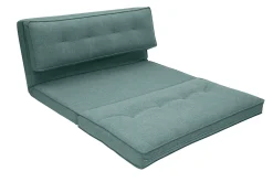 Miliboo Zweisitzer-Schlafsofa aus grauem Stoff SALLY* Schlafsessel